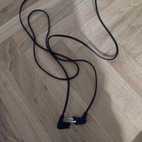 Cavo alimentazione TV a gomito, nero.