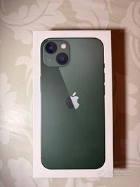 Iphone 13 verde 256gb scatola e cavo inclusi