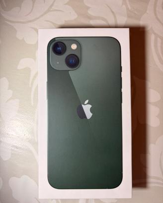 Iphone 13 verde 256gb scatola e cavo inclusi
