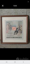 quadro pubblicitario  " Amaro Felsina Ramazotti"