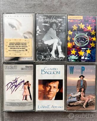 Cassette musicali (audio cassette, musicassette)