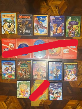 DVD cartoni animati classici e film natalizi