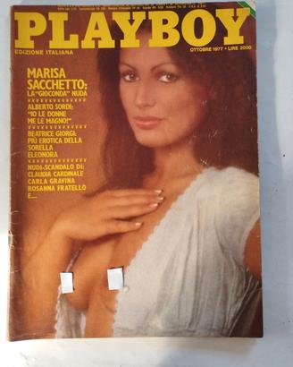 Playboy ottobre'77,Marisa Sacchetto,B.Giorgi