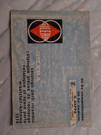 Cat. ric. Gilera 50 6v competizione 5v enduro 1974