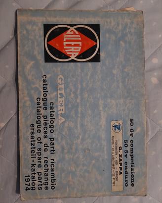 Cat. ric. Gilera 50 6v competizione 5v enduro 1974