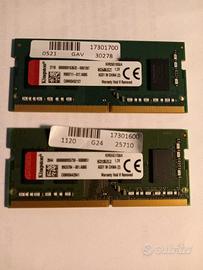 RAM 8GB (4x2) 2666MHz DDR4 SODIMM