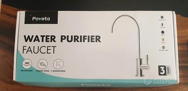 Rubinetto per acqua filtrata Poveta NUOVO