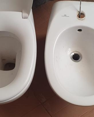 Sanitari sospesi wc e bidet Pozzi-Ginori