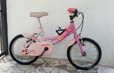 bici Galant numero 16 da bambina  rosa e fuxia