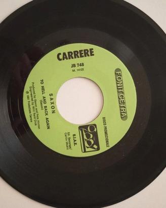 Vinile 45 giri Saxon - To Hell and Back Again/Rage