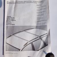 Barre portatutto Audi per A4 Avant ante 2010
