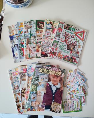 Librii e riviste per punto croce