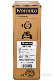 KIT FRENI POSTERIORI NORAUTO – NKA688 – 203x38 mm 