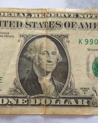 banconota americana 1 dollaro 