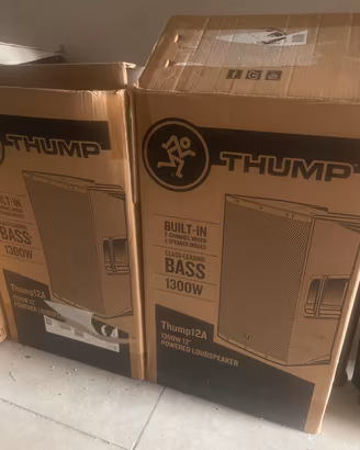 Coppia casse attive Makie thump 12A  1300w