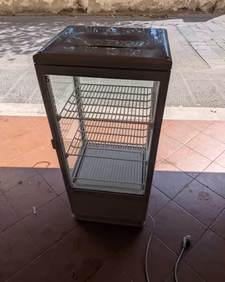 Frigo vetrina da banco espositore 4 lati vetrati