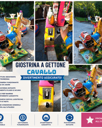 GIOSTRINE A GETTONE – VARI MODELLI DISPONIBILI