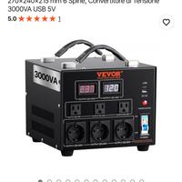 VEVOR Convertitore di Tensione step/down