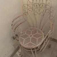 Tavolo e Sedie in Ferro 