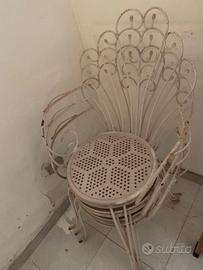 Tavolo e Sedie in Ferro 