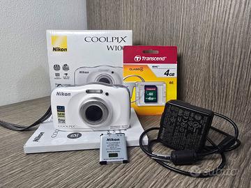 Nikon coolpix w100 bianca 