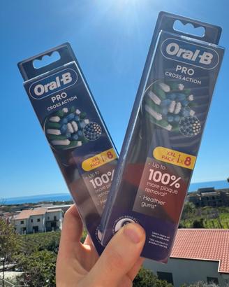 Testine Oral-B Cross Action nere originali
