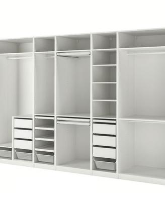 Cabina armadio pax  ikea bianca 