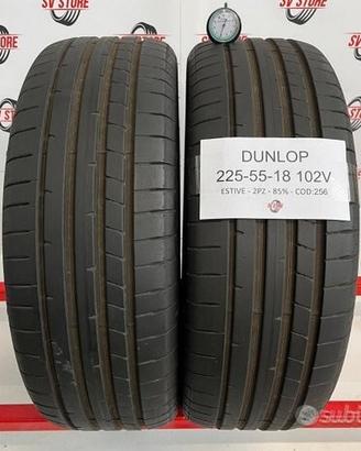 225 55 18 dunlop estive 85%