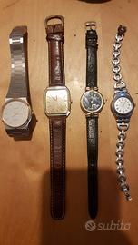  4 orologi da polso uomo e donna di marca