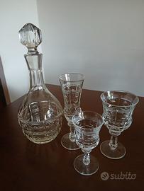 Servizio bicchieri di cristallo