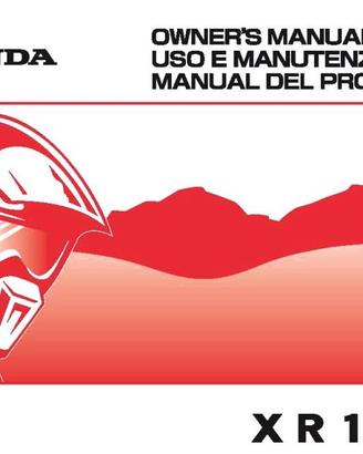 LIBRETTO USO E MANUALE OFFICINA HONDA da 125 a 250