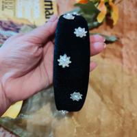 cerchietto grande con fiori gioiello 