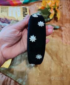 cerchietto grande con fiori gioiello 