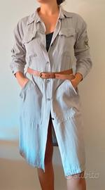 Camicia tunica vestito militare beige tg. S/M