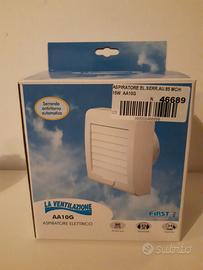 Aspiratore da parete con serranda automatica