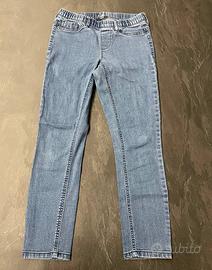 Jeans con elastico skinny a vita alta - Tezenis