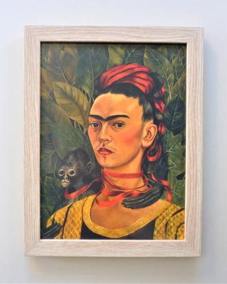 Quadro con cornice Frida Kahlo con cornice