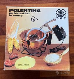 Pentola elettrica in rame per polenta