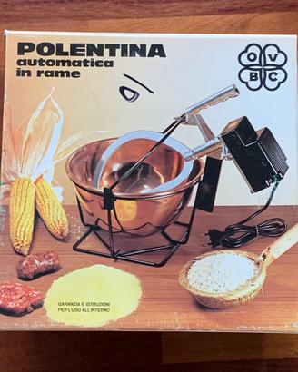 Pentola elettrica in rame per polenta