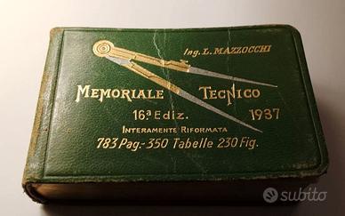 Prontuario per ingegneri del 1937