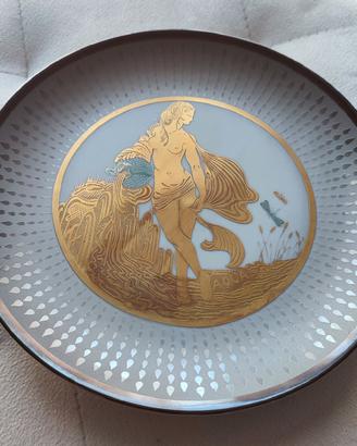 Piatto decorativo linea DesArt oro zecchino