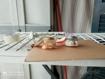 Idee riciclo ,portaspilli e candele