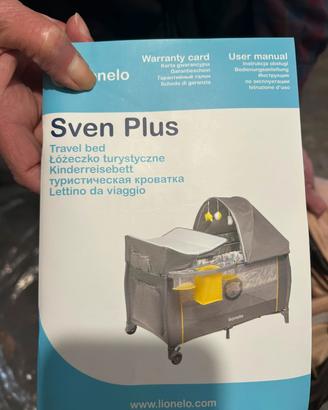 lettino da viaggio set completo con box 