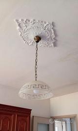 Lampadario con decori
