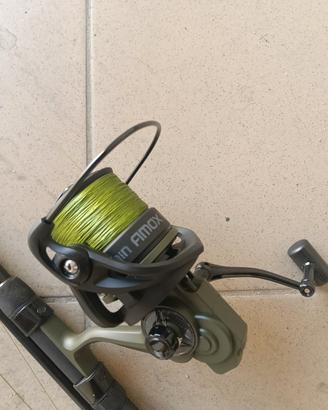  2 canne carpfishing con 2 mulinelli 