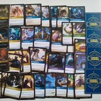 Lotto di carte Riftbound league of Legends lol set