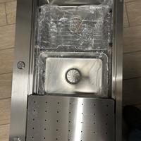 Lavandino cucina in acciaio inox 85x50