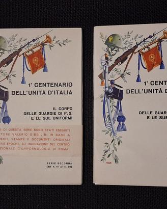 Cartoline Uniformi Guardie di P.S.
