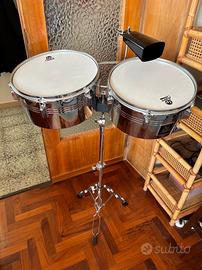 Timbales LP Aspire 13"/14" + stand e cowbell
