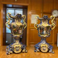 Coppia di Vasi  Porcellana Meissen